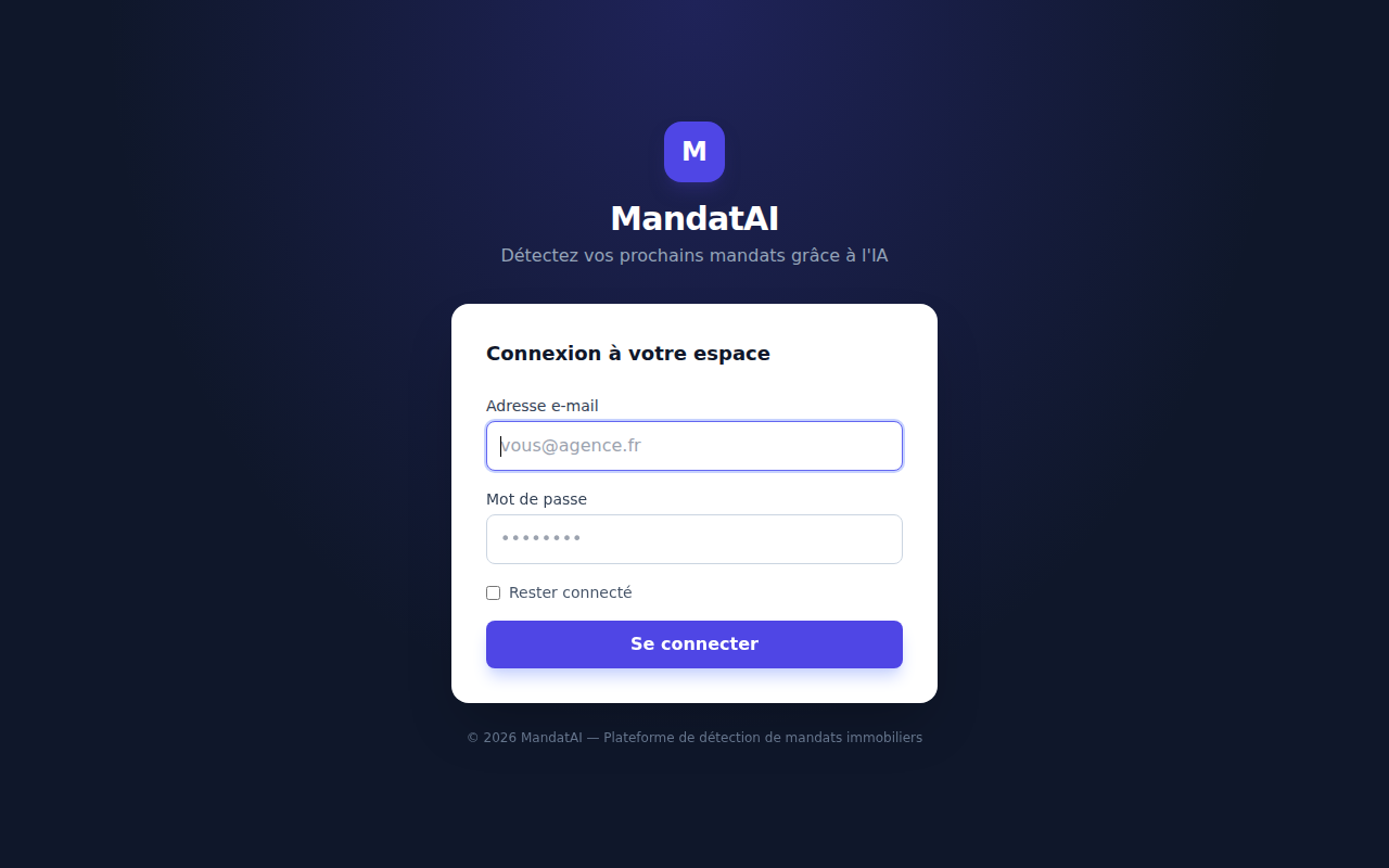 MandatAI — Détection de mandats immobiliers