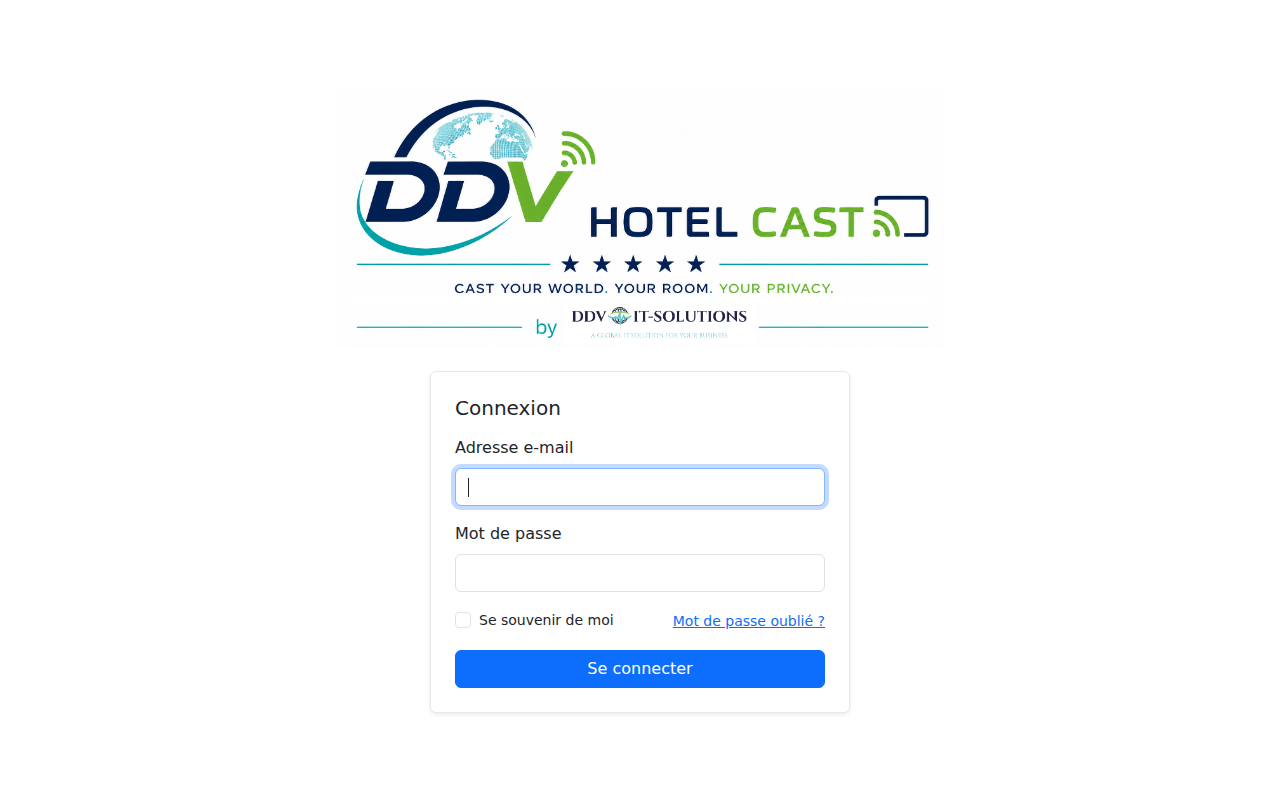 DDV Hotel Cast — Cast TV pour hôtels
